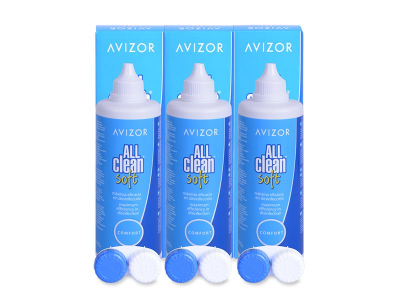 Υγρό Avizor All Clean Soft 3 x 350 ml 