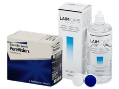 PureVision (6 φακοί) + Υγρό Laim Care 400 ml