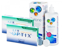 Air Optix for Astigmatism (2x3 φακοί) + Υγρό Gelone 360 ml