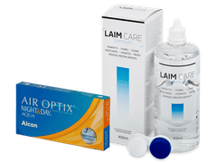 Air Optix Night and Day Aqua + Υγρό Laim Care 400 ml