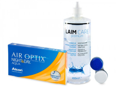 Air Optix Night and Day Aqua + Υγρό Laim-Care 400ml