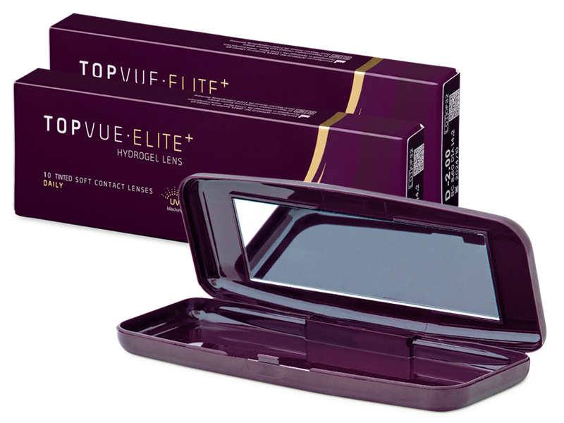 TopVue Elite+ (10 ζευγάρια) + Θήκη φακών TopVue Elite