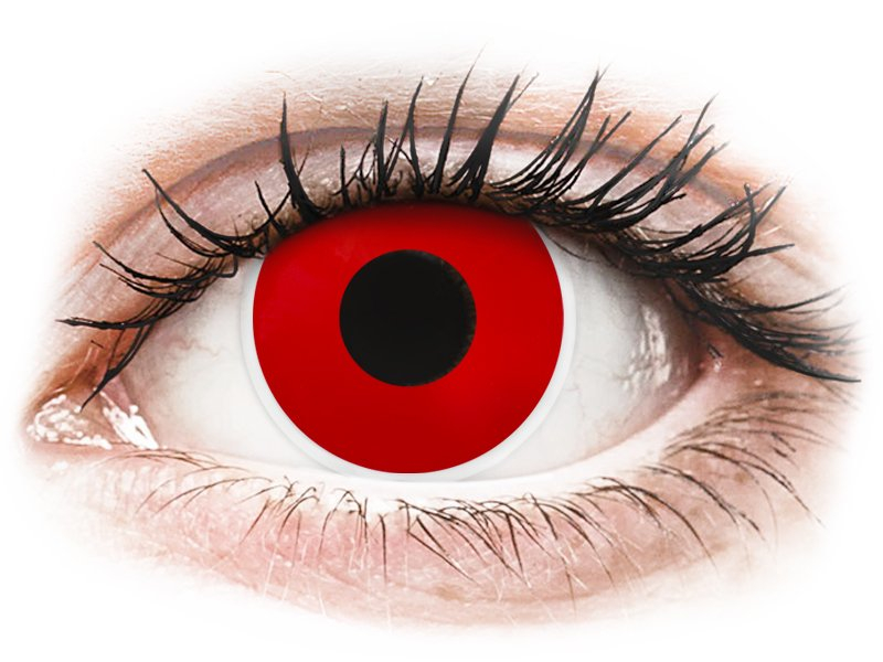 ColourVUE Crazy Lens - Red Devil - Διοπτρικοί (2 φακοί)