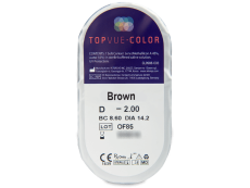 TopVue Color - Brown - Διοπτρικοί (2 φακοί)
