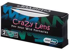 ColourVUE Crazy Lens - White Zombie - Ημερήσιοι φακοί Μη διοπτρικοί (2 φακοί)