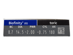 Biofinity Toric (6 φακοί)