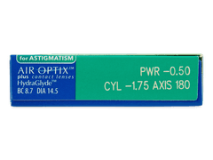 Air Optix plus HydraGlyde for Astigmatism (3 φακοί)