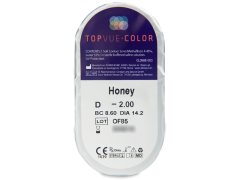 TopVue Color - Honey - Διοπτρικοί (2 φακοί)
