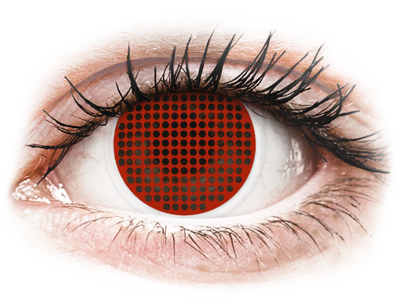 ColourVUE Crazy Lens - Red Screen - Μη διοπτρικοί (2 φακοί)