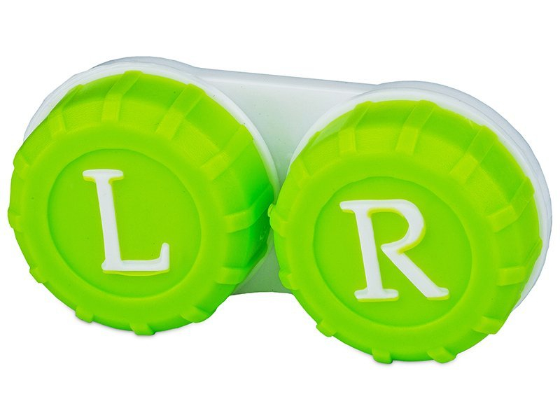 Θήκη φακών επαφής L + R (πράσινη)