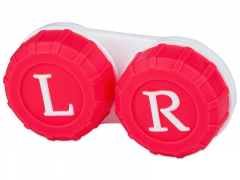 Θήκη φακών επαφής L + R (Κόκκινη)