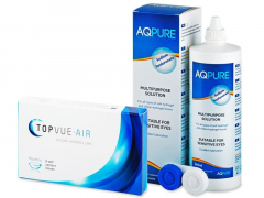 TopVue Air (6 φακοί) + Υγρό AQ Pure 360 ml