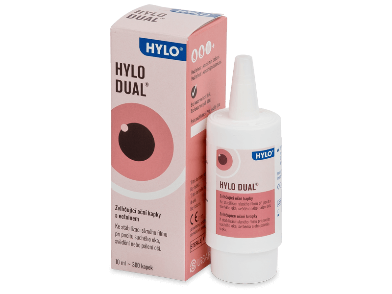 Oφθαλμικές σταγόνες HYLO-DUAL 10 ml 