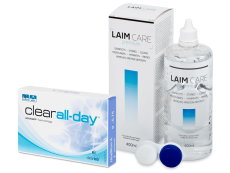 Clear All-Day (6 φακοί) + Υγρό Laim-Care 400 ml