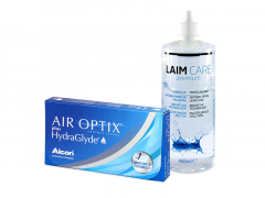 Air Optix plus HydraGlyde (6 φακοί) + Υγρό Laim-Care 400 ml