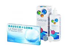Bausch + Lomb ULTRA (3 φακοί) + Υγρό Gelone 360 ml