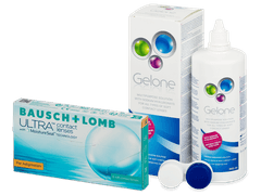 Bausch + Lomb ULTRA for Astigmatism (6 φακοί) + Υγρό Gelone 360 ml