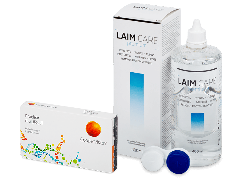 Proclear Multifocal (6 φακοί) + Υγρό Laim-Care 400 ml