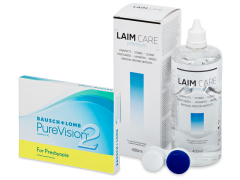 PureVision 2 for Presbyopia (3 φακοί) + Υγρό Laim-Care 400 ml