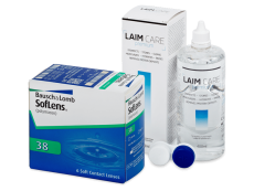 SofLens 38 (6 φακοί) + Υγρό Laim-Care 400 ml