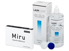 Miru 1month Menicon multifocal (6 φακοί) + Υγρό Laim-Care 400 ml