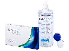 TopVue Air for Astigmatism (3 φακοί) + υγρό Laim-Care 400 ml