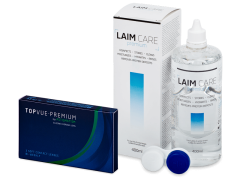 TopVue Premium for Astigmatism (3 φακοί) + Laim-Care Solution 400 ml