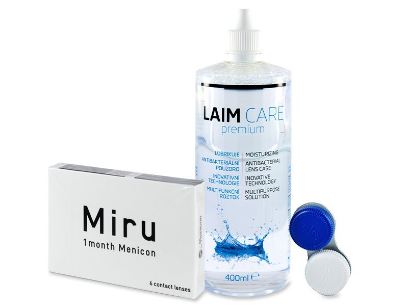 Miru (6 φακοί) + Laim-Care Solution 400 ml