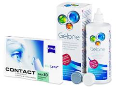 Carl Zeiss Contact Day 30 Compatic (6 φακοί) + Gelone Solution 360 ml