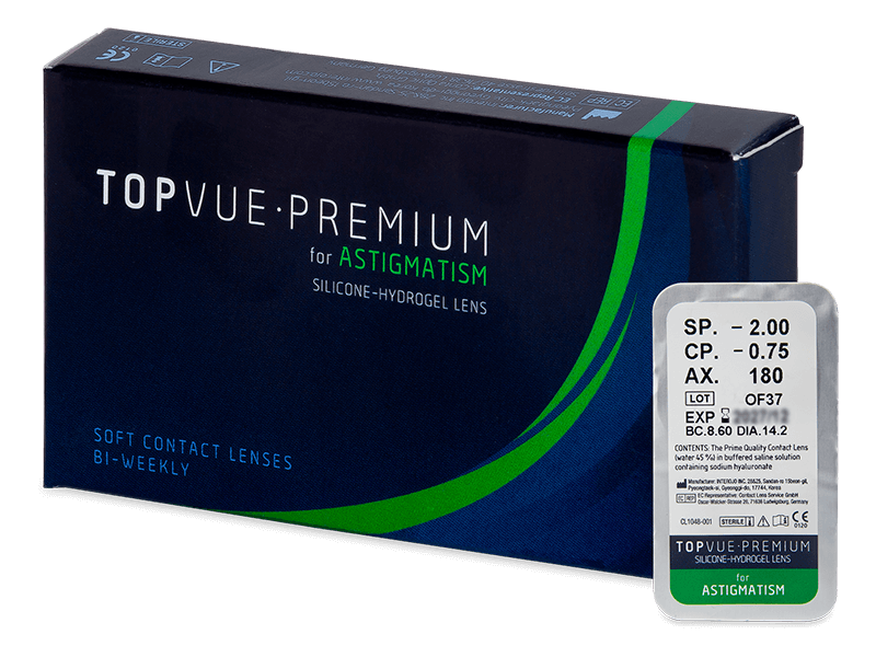 TopVue Premium for Astigmatism (1 δοκιμαστικός φακός)