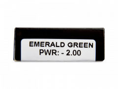 CRAZY LENS - Emerald Green - Ημερήσιοι φακοί Διοπτρικοί (2 φακοί)