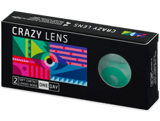 CRAZY LENS - Emerald Green - Ημερήσιοι φακοί Διοπτρικοί (2 φακοί)