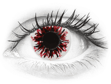 CRAZY LENS - Harlequin Black - Ημερήσιοι φακοί Μη διοπτρικοί (2 φακοί)