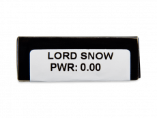 CRAZY LENS - Lord Snow - Ημερήσιοι φακοί Μη διοπτρικοί (2 φακοί)