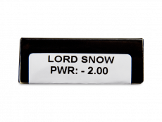 CRAZY LENS - Lord Snow - Ημερήσιοι φακοί Διοπτρικοί (2 φακοί)