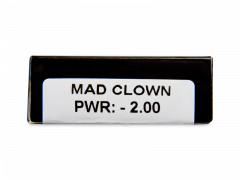 CRAZY LENS - Mad Clown - Ημερήσιοι φακοί Διοπτρικοί (2 φακοί)
