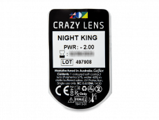 CRAZY LENS - Night King - Ημερήσιοι φακοί Διοπτρικοί (2 φακοί)