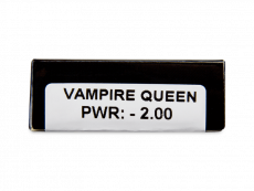 CRAZY LENS - Vampire Queen - Ημερήσιοι φακοί Διοπτρικοί (2 φακοί)