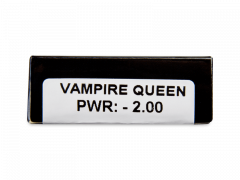 CRAZY LENS - Vampire Queen - Ημερήσιοι φακοί Διοπτρικοί (2 φακοί)