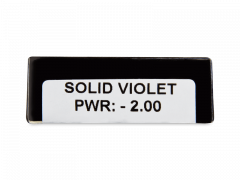 CRAZY LENS - Solid Violet - Ημερήσιοι φακοί Διοπτρικοί (2 φακοί)