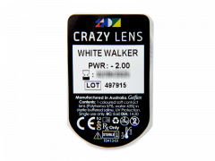 CRAZY LENS - White Walker - Ημερήσιοι φακοί Διοπτρικοί (2 φακοί)