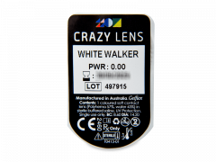 CRAZY LENS - White Walker - Ημερήσιοι φακοί Μη διοπτρικοί (2 φακοί)