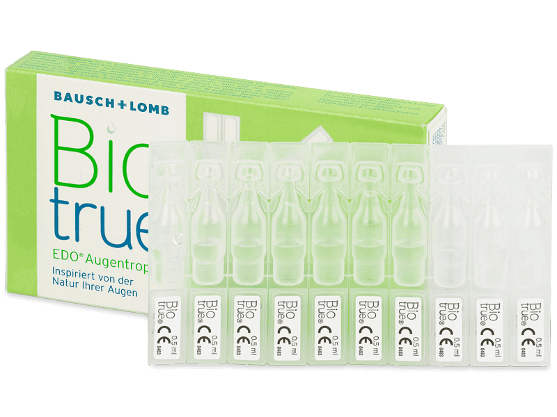 Σταγόνες ματιών Biotrue EDO 10x 0,5 ml 