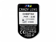 CRAZY LENS - Cheetah - Ημερήσιοι φακοί Διοπτρικοί (2 φακοί)