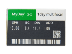 MyDay daily disposable multifocal (30 φακοί)