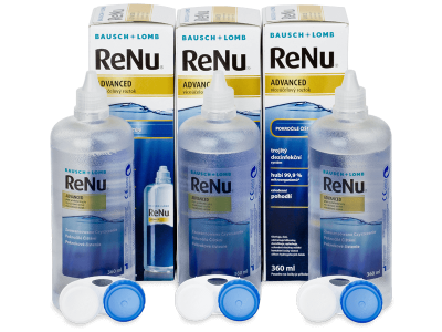 Υγρό ReNu Advanced 3x 360 ml 