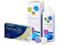 TOTAL30 for Astigmatism (3 φακοί) + Υγρό Gelone 360 ml