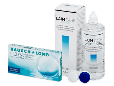 Bausch + Lomb ULTRA Multifocal for Astigmatism (6 φακοί) + Υγρό Laim Care 400 ml