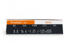 Proclear Toric (6 φακοί)